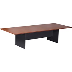 Rapidline Rapid Worker Meeting And Boardroom Table 2400W 1200mmD Cherry/Ironstone