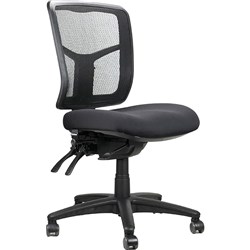 Rapidline Mirae Operator Chair Medium Back Mesh Back Black