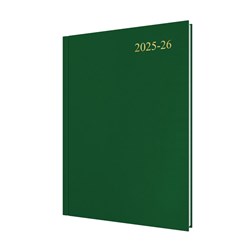 Collins Essential Financial Year Diary A4 Day To Page Green