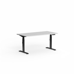 OLG Klass Electric Height Adjustable Desk 1500W x 750D x 620-1270mmH White/Black