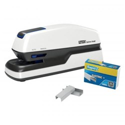 Rapid Optima GripE Contactless Electric Stapler 20 Sheet Capacity White