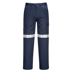Portwest Bizflame FR Cargo Pants With Tape Size 31 Tall Navy