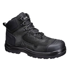 Portwest Apex Composite Mid Boot S3S Heat Slip Fuel Oil Water Resistant Size 44 Black