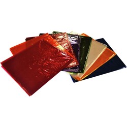 Rainbow Cellophane 750mm x 1m Assorted Pack Of 25
