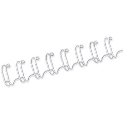 Fellowes Wire Binding Combs 14mm 34 Loop 120 Sheet Capacity White Pack Of 100
