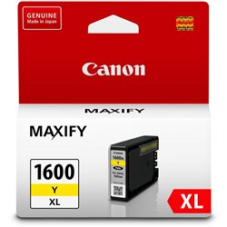 Canon Maxify PGI1600XLY Ink Cartridge High Yield Yellow