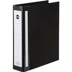 Marbig Enviro Deluxe Wide Capacity Binder A4 3D Ring 50mm Black